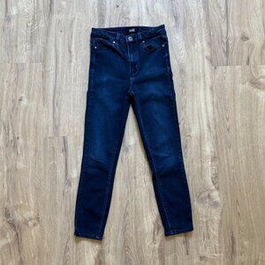 PAIGE Margot Crop Jeans in Lana Wash (Dark Navy)